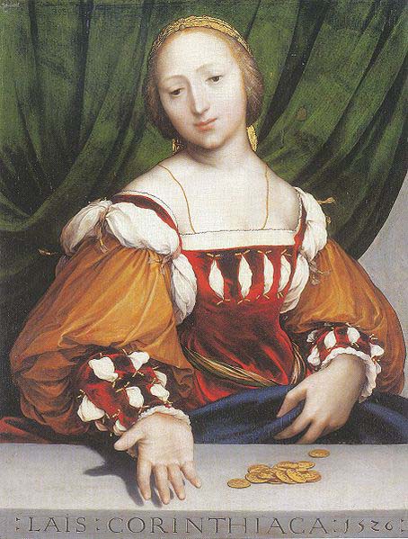 Holbein Lais of Corinth